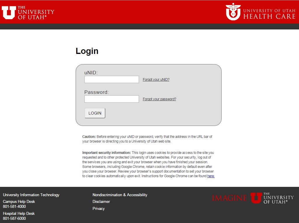 Redesigned CAS login page.