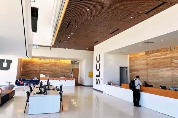 Lobby of the Juniper Building at Herriman campus.