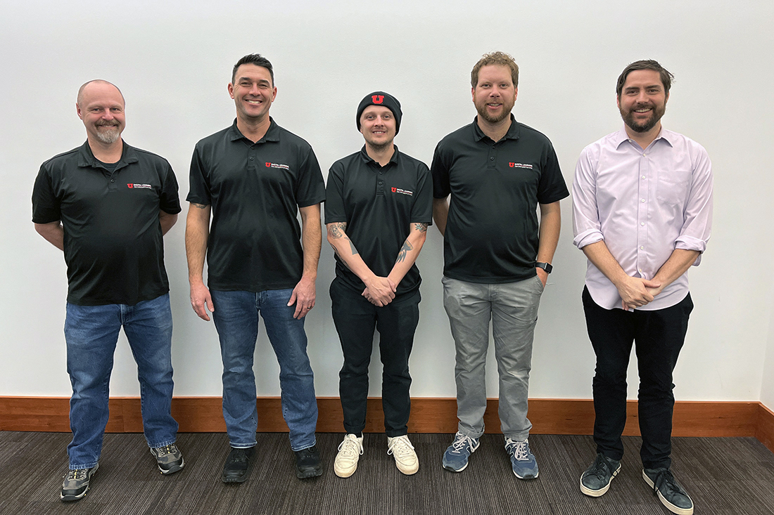 L-R: Daniel Parker, Brett Puzey, Dylan Mueller, Jake Dahdah, and Adam Stewart