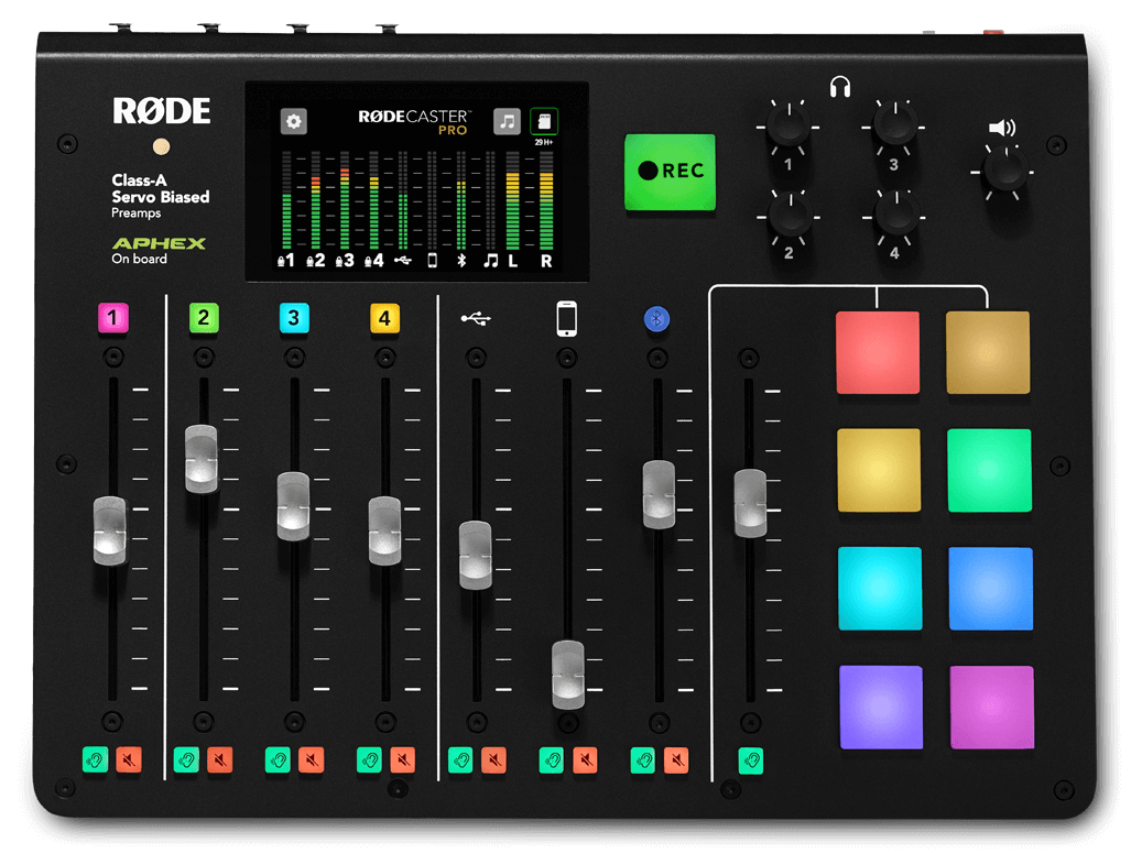 RODECaster Pro II SMART pads (image courtesy of Rode) RODECaster Pro II SMART pads (image courtesy of Rode)