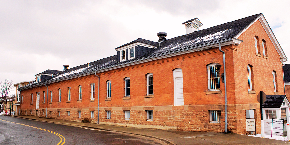 The University Surplus & Salvage warehouse in Fort Douglas houses surplus property for sale to U employees, students, and the public. (Courtesy of the University Surplus & Salvage Department)