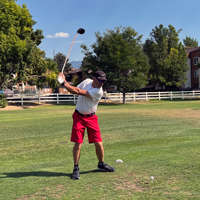 Mark Curtz takes a shot.