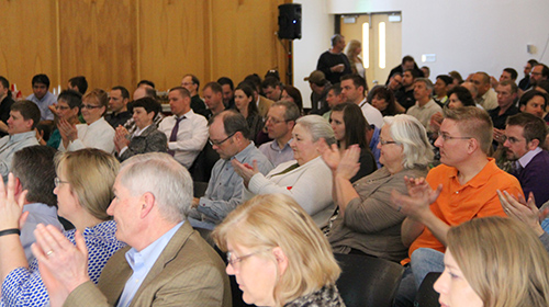 Scenes from the March 7, 2014, UIT All-Hands Meeting.