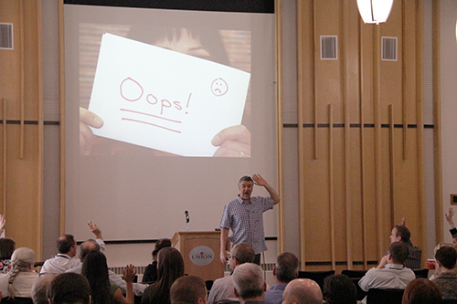 Scenes from the March 7, 2014, UIT All-Hands Meeting.